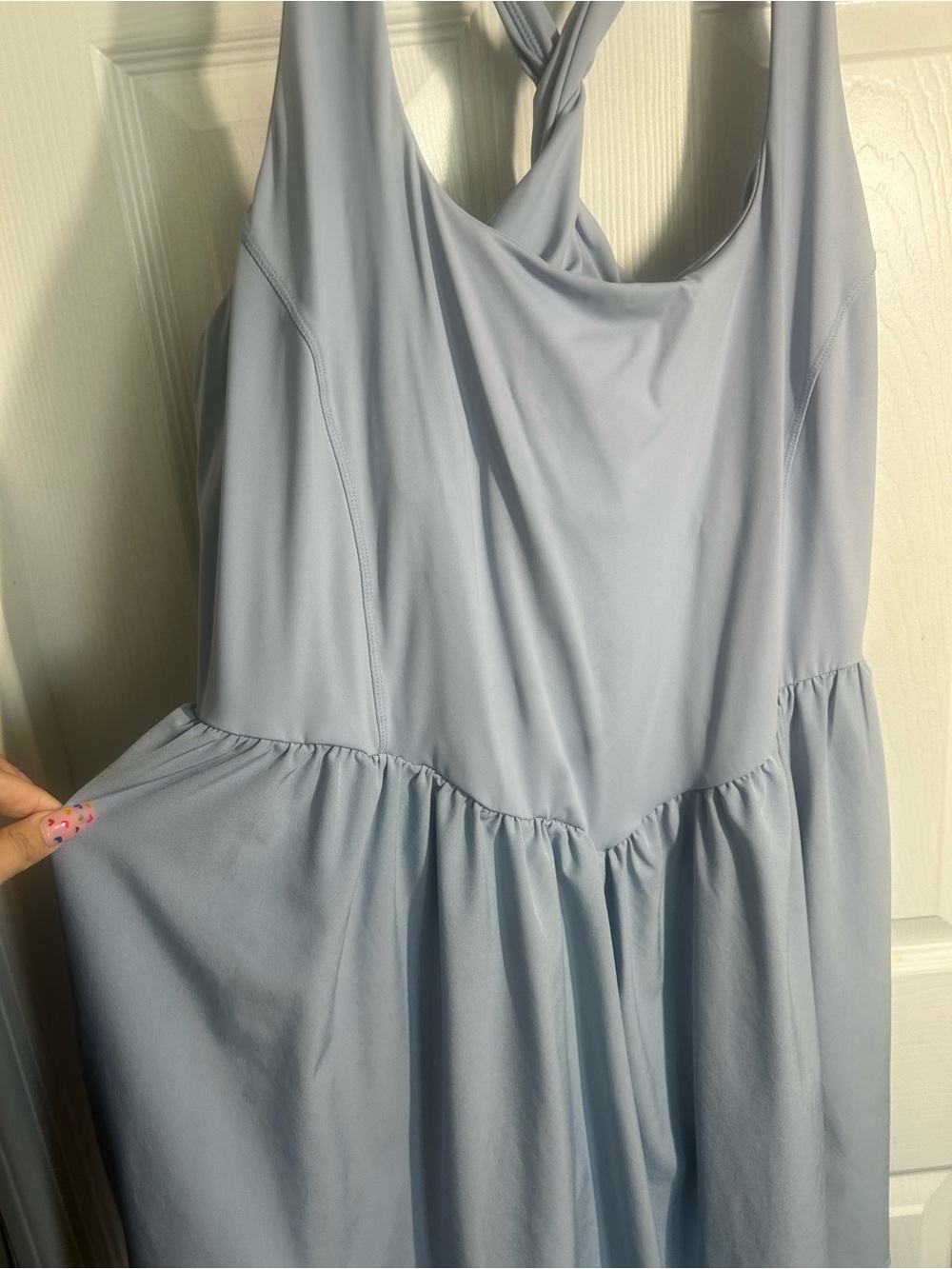 Halara Breezeful Mini Active Dress Light Blue 3X - Picture 5 of 10